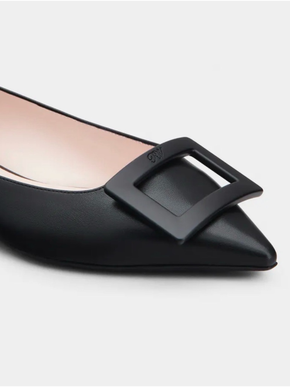 ROGER VIVIER Gommettine Ballerinas flats in black leather size 39 - NEW - Picture 12 of 16